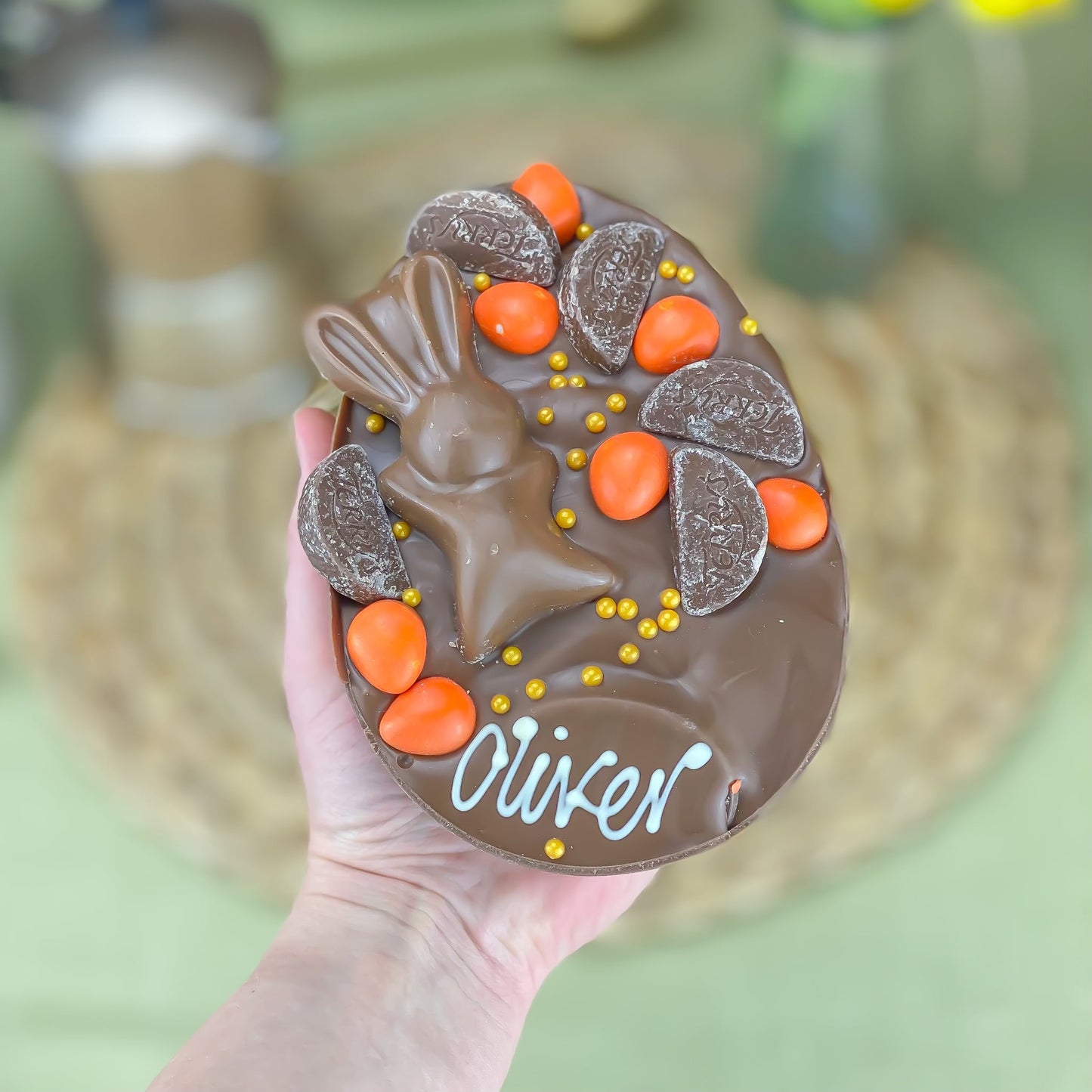 Personalised Chocolate Orange Loaded Egg