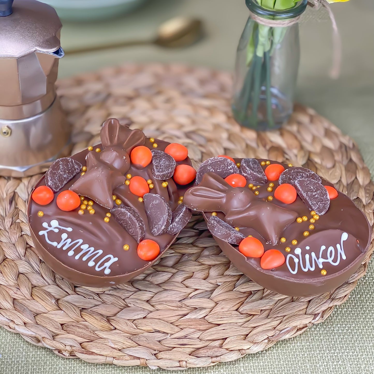 Personalised Chocolate Orange Loaded Egg