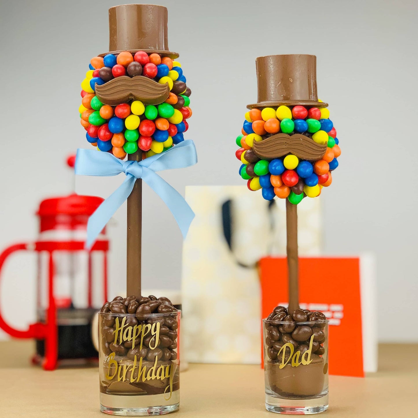 Peanut M&M’s® Hat and Moustache Tree