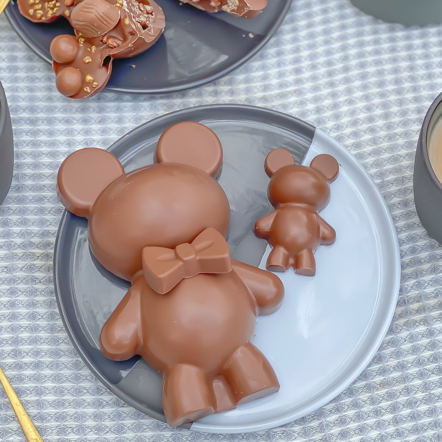 Chocolate Loaded Papa & Baby Bear
