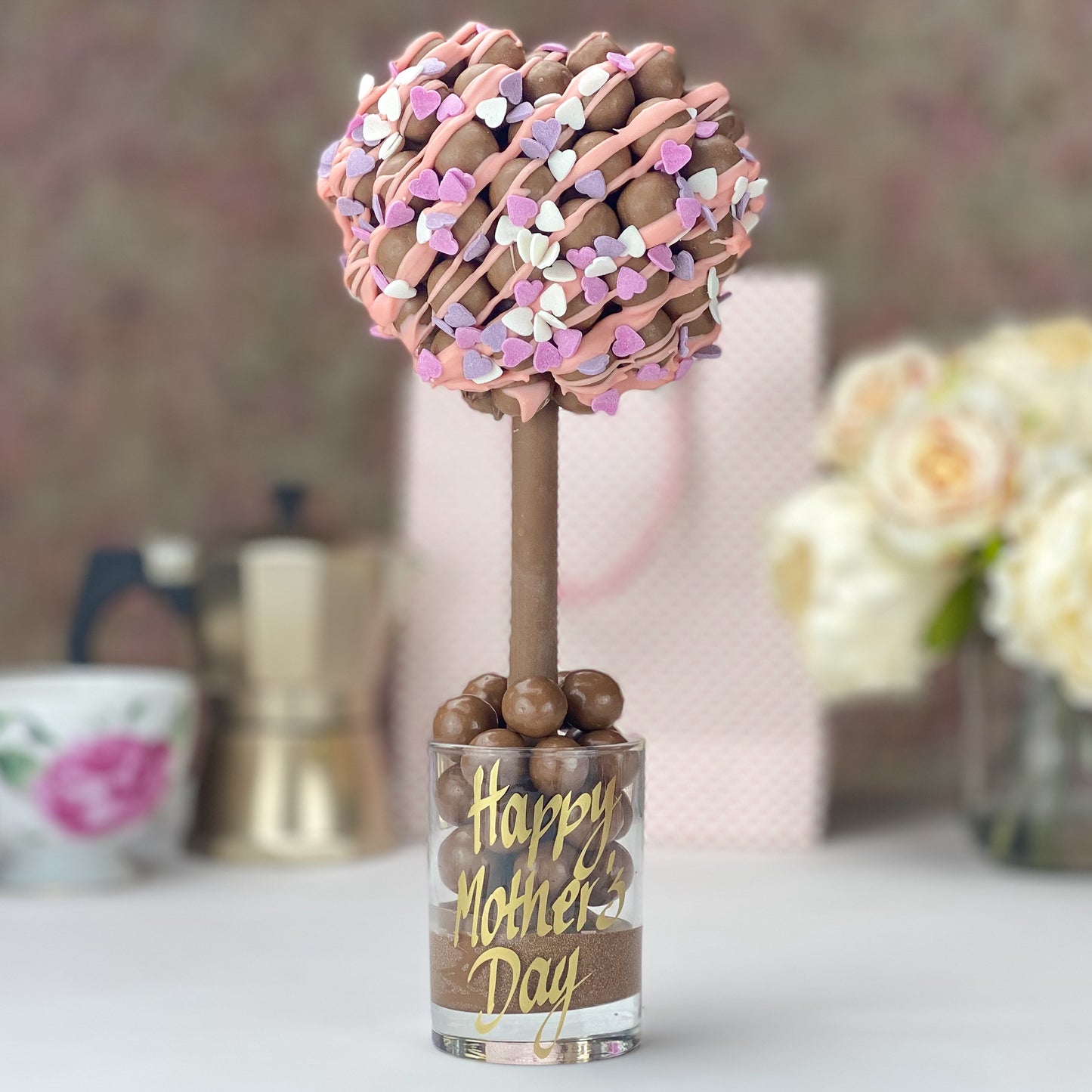 Personalised Malteser® Heart Sweet Tree