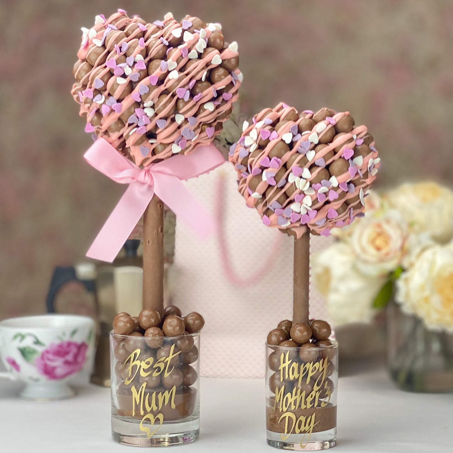 Personalised Malteser® Heart Sweet Tree