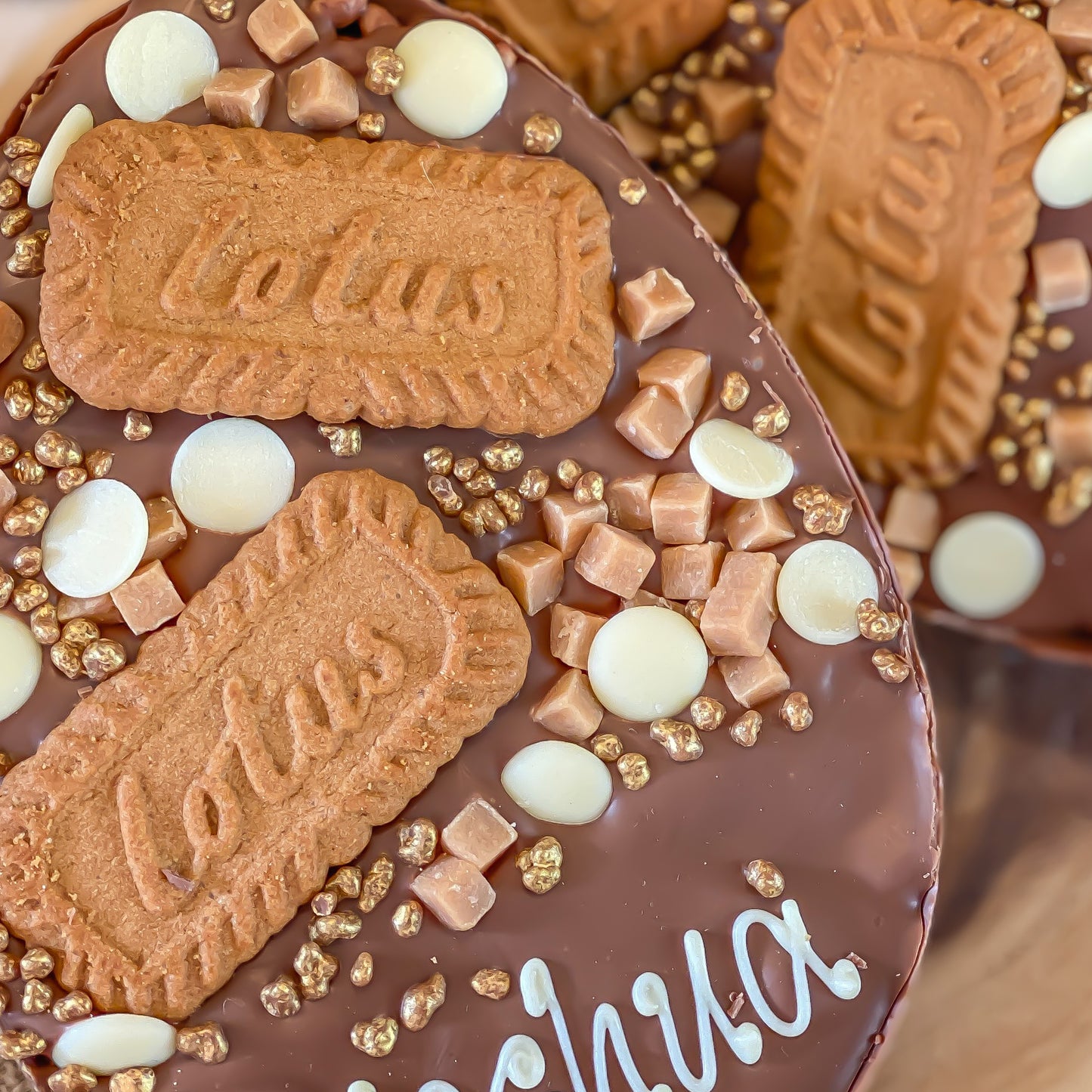Personalised Biscoff Loaded Egg