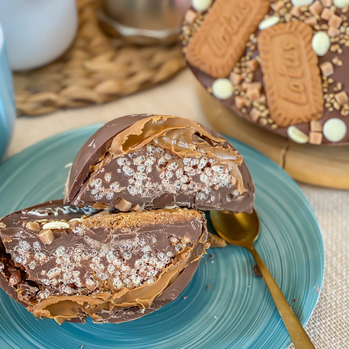 Personalised Biscoff Loaded Egg