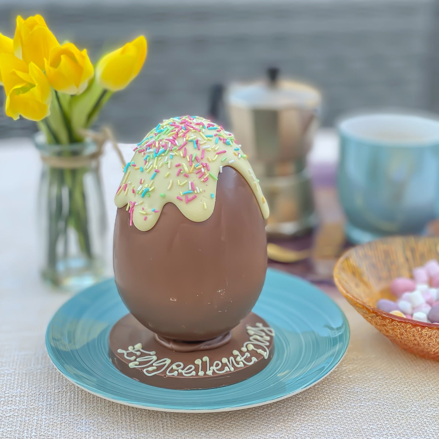 Personalised Sprinkle Drip Egg