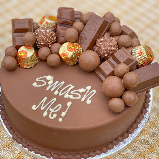 Personalised Chocoholic Smash Cake