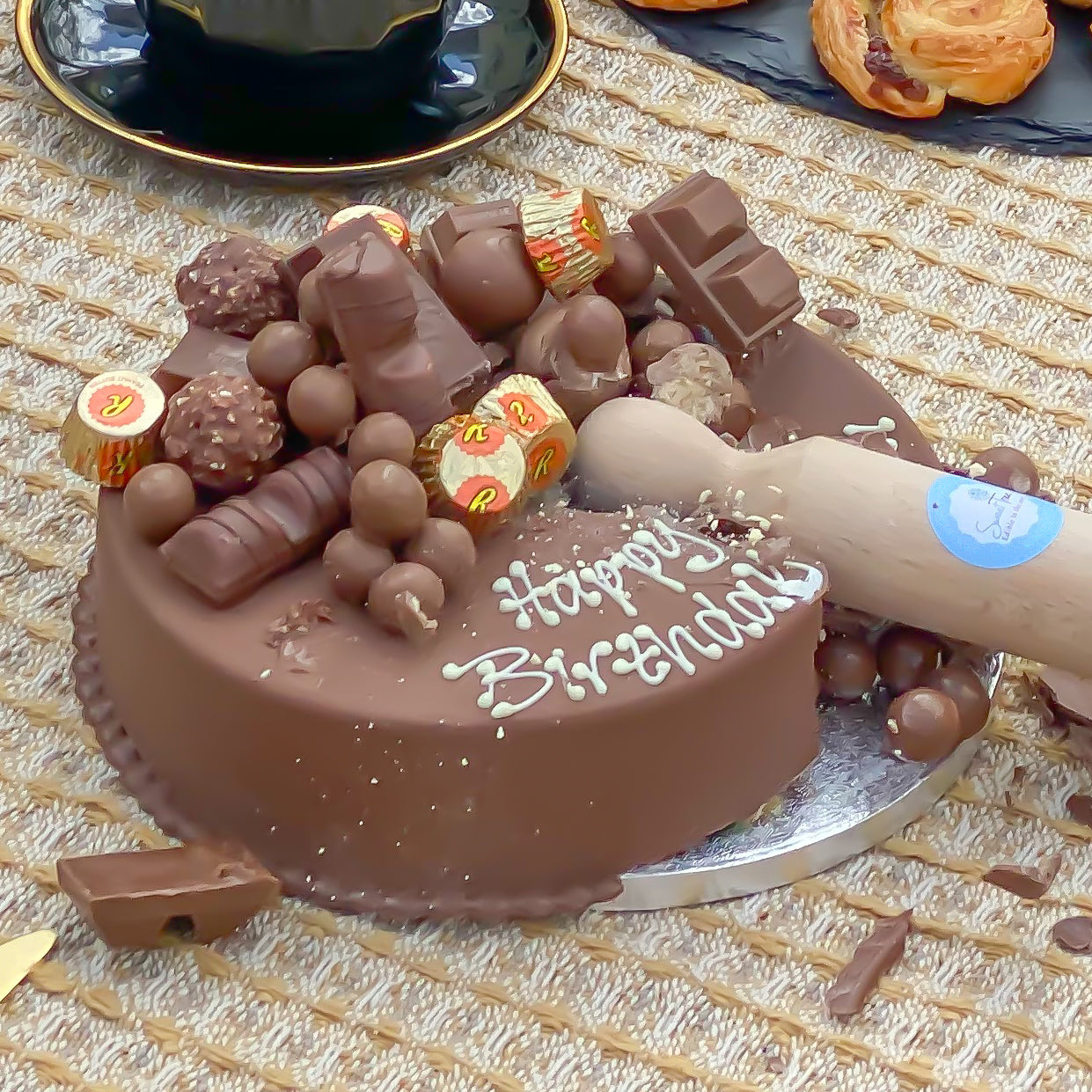 Personalised Chocoholic Smash Cake