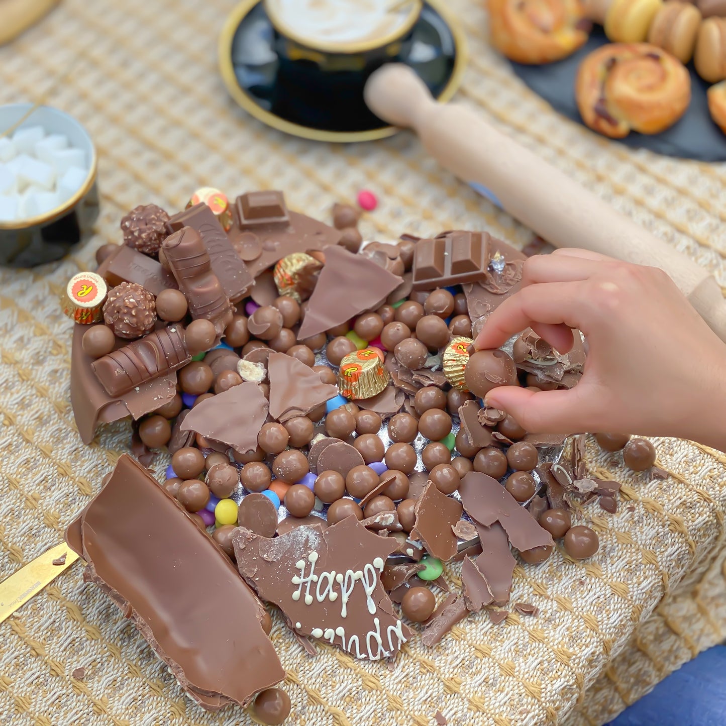 Personalised Chocoholic Smash Cake