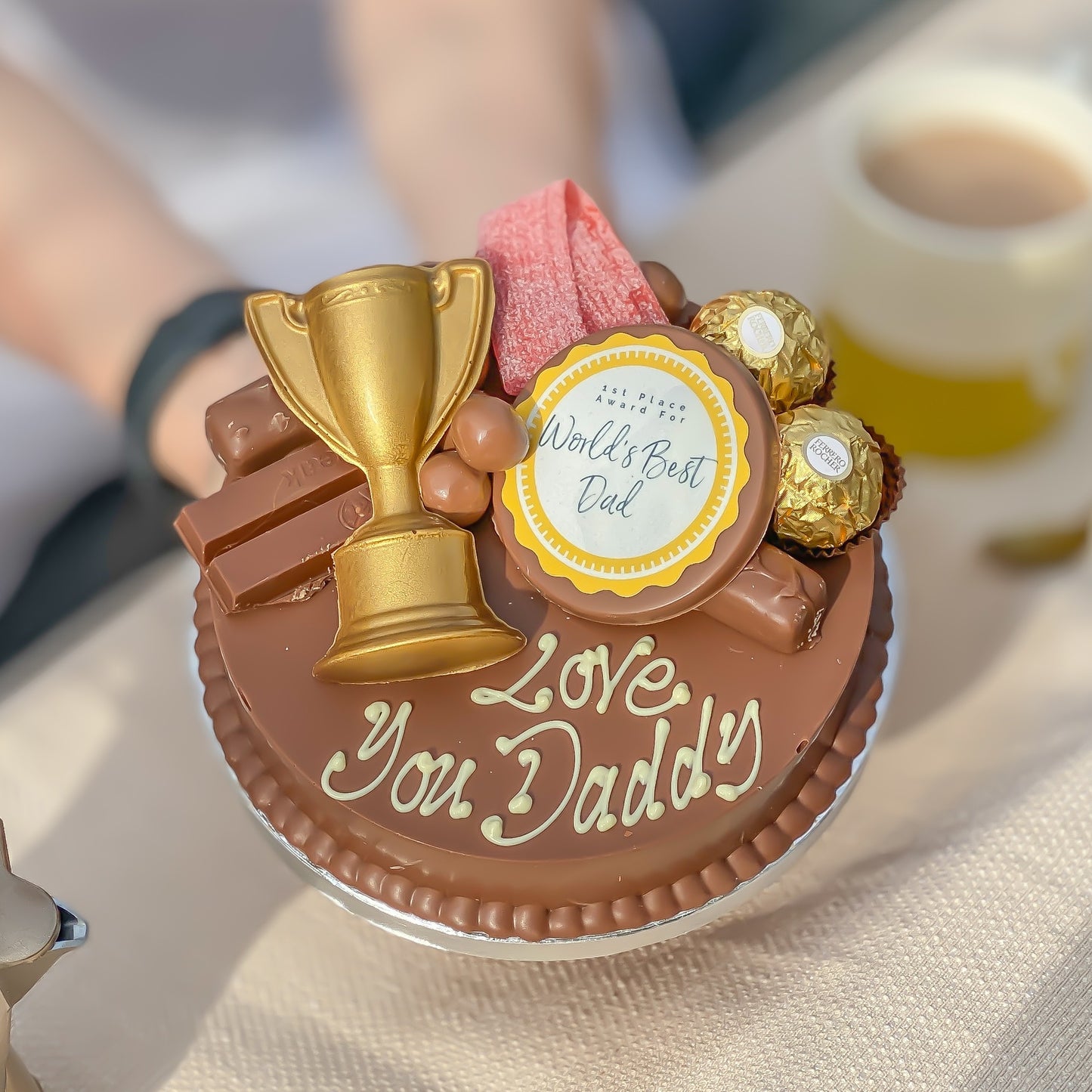 Personalised Mini World’s Best Dad Smash Cake