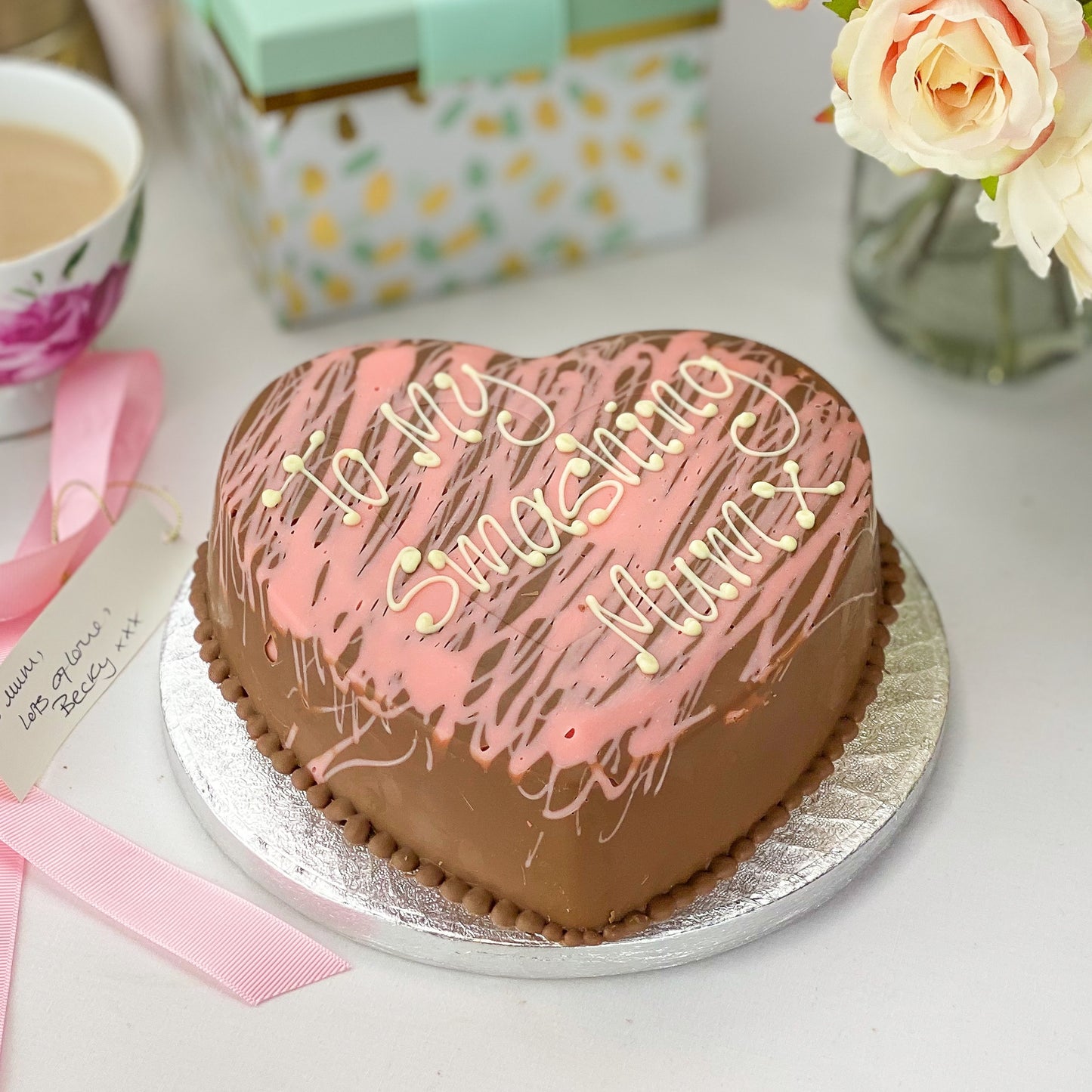 Personalised Pink Smash Heart