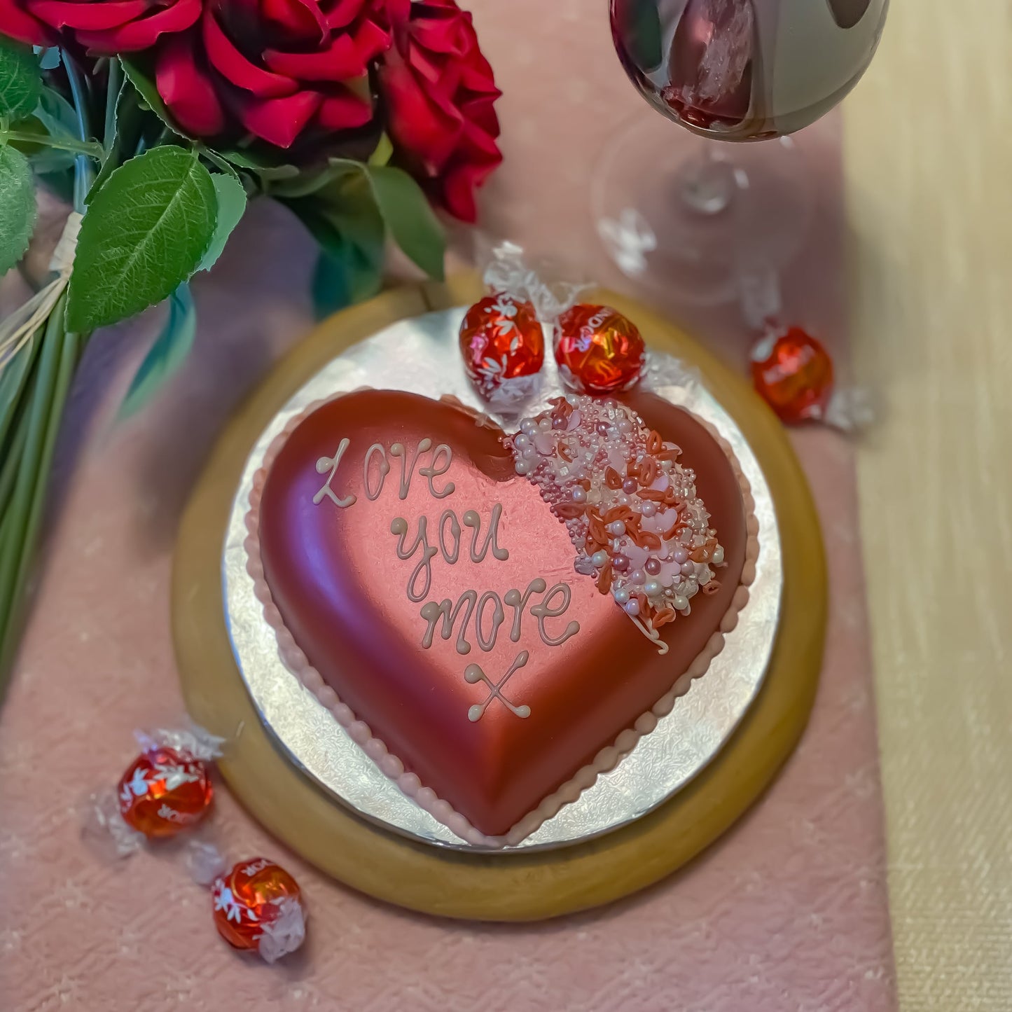 Personalised Red Chocolate Smash Heart